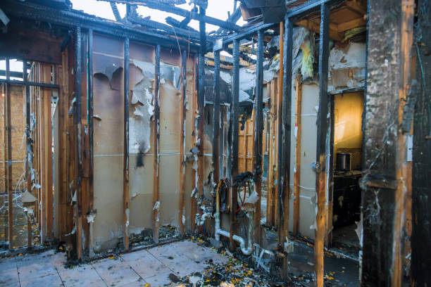 Professional Fire Damage Assessment technician working in Beverly, NJ